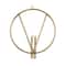 Set of 3 Gold Stainless Steel Modern Wall Sconce, 8" x 8"